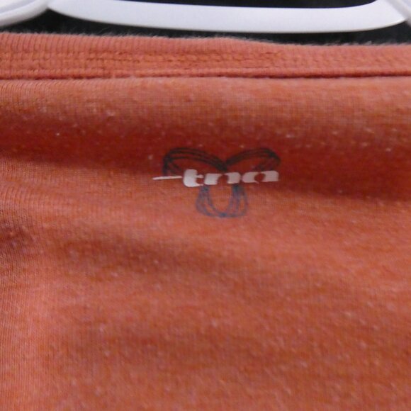 TNA | xs - extra small | Orange V-Neck Long Sleeve Top - Picture 10 of 14